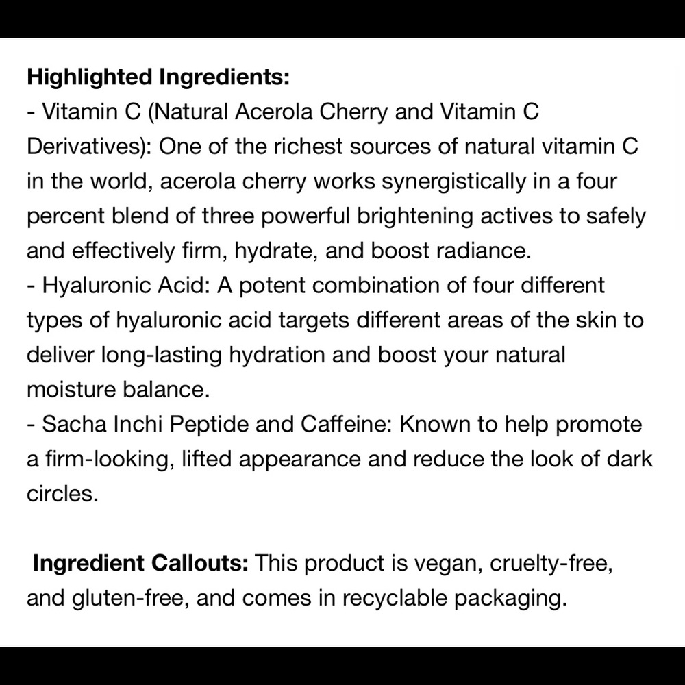 πFarmacy Cheer Up Brightening Vitamin C Eye Cream - Picture 10 of 14